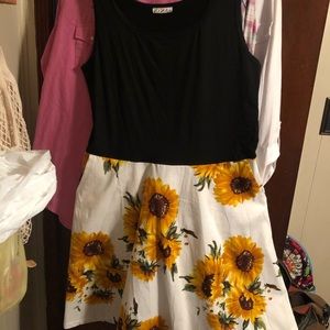 Tank Top Sunflower Dress